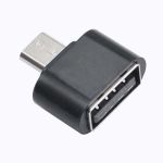 OTG переходник Micro-USB - USB 2.0 адаптер Черный