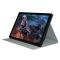 Чехол книжка для планшета Blackview Tab 15 / Tab 15 Pro / подставка / силиконовая основа / серый