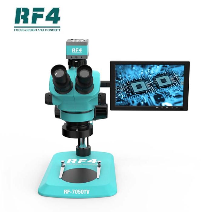 Микроскоп тринокулярный RF4 RF7050TV-2KC2-S010 / HD монитор 10'' / камера 2K HD / подсветка