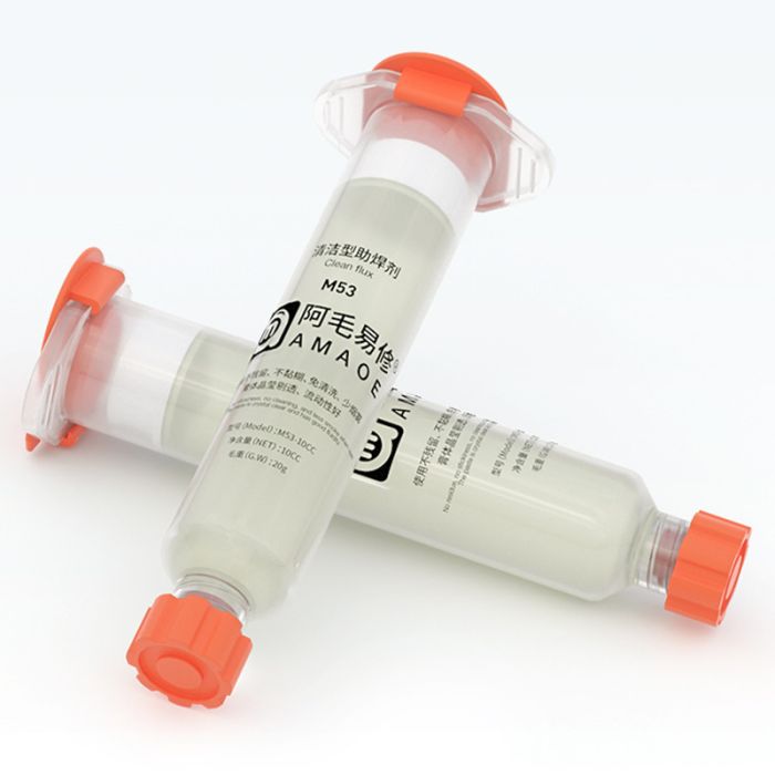 Флюс паста для пайки Amaoe M53-10CC улучшенная версия, прозрачная (20 g)