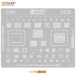 Трафарет BGA Amaoe A14 для iPhone 12 / 12 Pro / 12 Pro Max / 12 Mini все микросхемы (0.12mm) V5.0