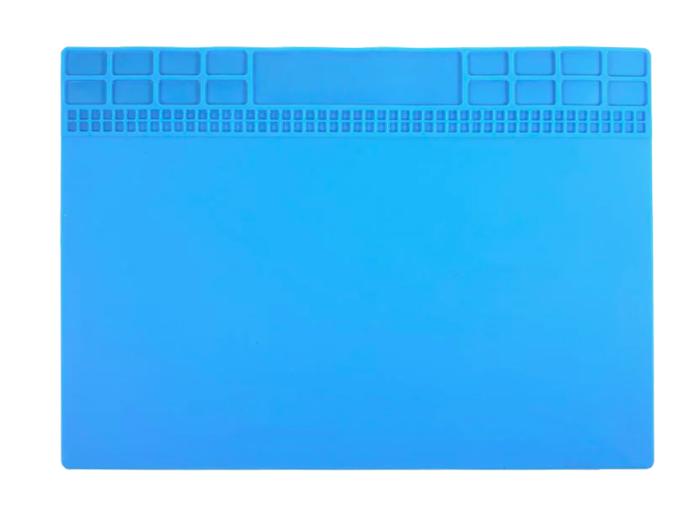 Термоизоляционный силиконовый коврик для ремонта телефона Sunshine SS-004B Blue (305*405mm)