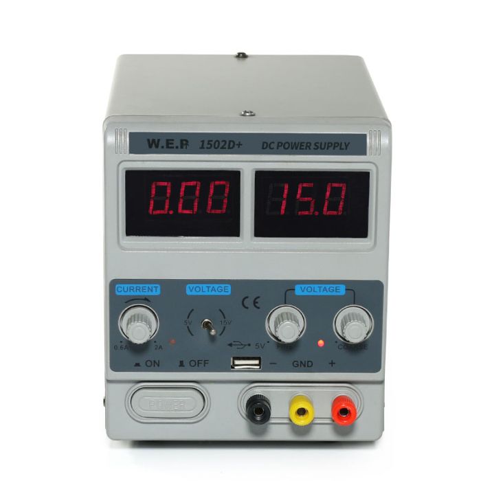 Блок питания WEP 1502D+ / трансформаторный / 15V / 2A / + USB