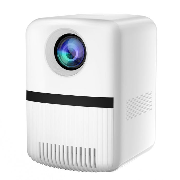 Мультимедійний проектор A6 / 1080P HD / 4K / WIFI / Bluetooth / HDR / USB / HDMI / Android 4+64 ГБ White