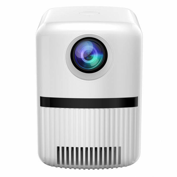 Мультимедійний проектор A6 / 1080P HD / 4K / WIFI / Bluetooth / HDR / USB / HDMI / Android 4+64 ГБ White
