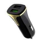 Автомобильное зарядное устройство Hoco Z31 2 USB 3.4A чёрное