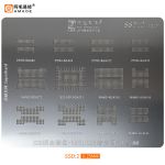 Трафарет BGA Amaoe SSD:2 V3.0 DDR4/DDR5/NAND/BGA82/BGA96/BGA102/BGA272/BGA291/BGA316/BGA132/BGA152 0.25мм