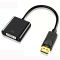 Переходник адаптер XP-354 Display Port (папа) на DVI (мама) 1080P 20см Черный