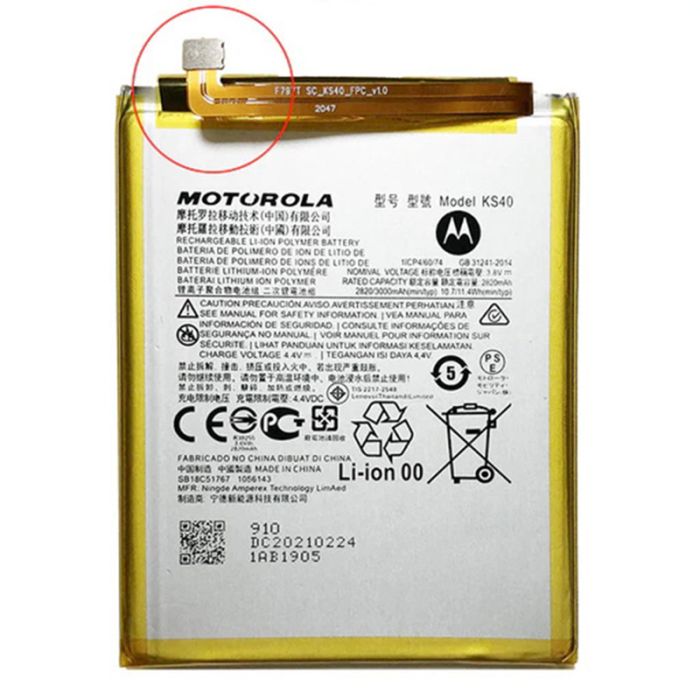 Акумулятор для Motorola Moto E6 Play XT2029-1 (KS40) 3000 mAh