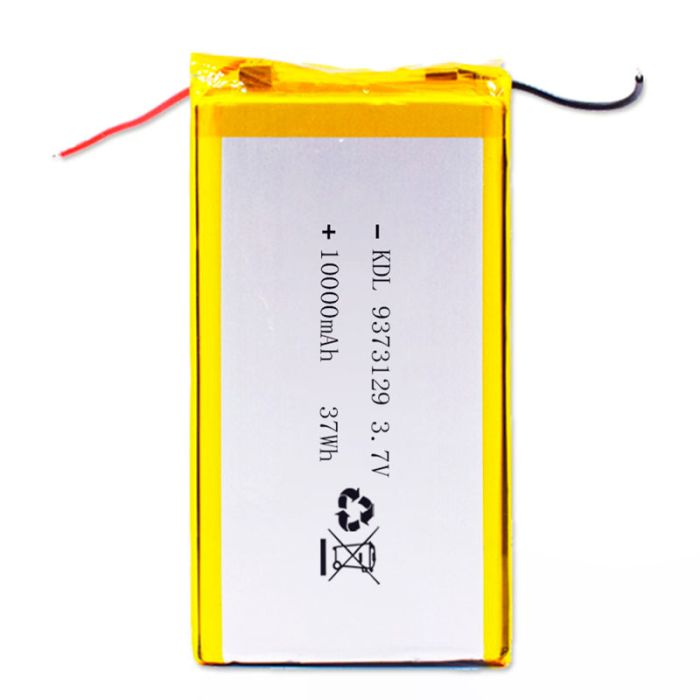 Аккумулятор литий-полимерный 10000mAh для Power Bank / 3.7V / 129x73x9.3 mm