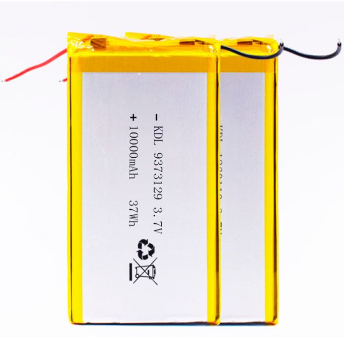 Аккумулятор литий-полимерный 10000mAh для Power Bank / 3.7V / 129x73x9.3 mm