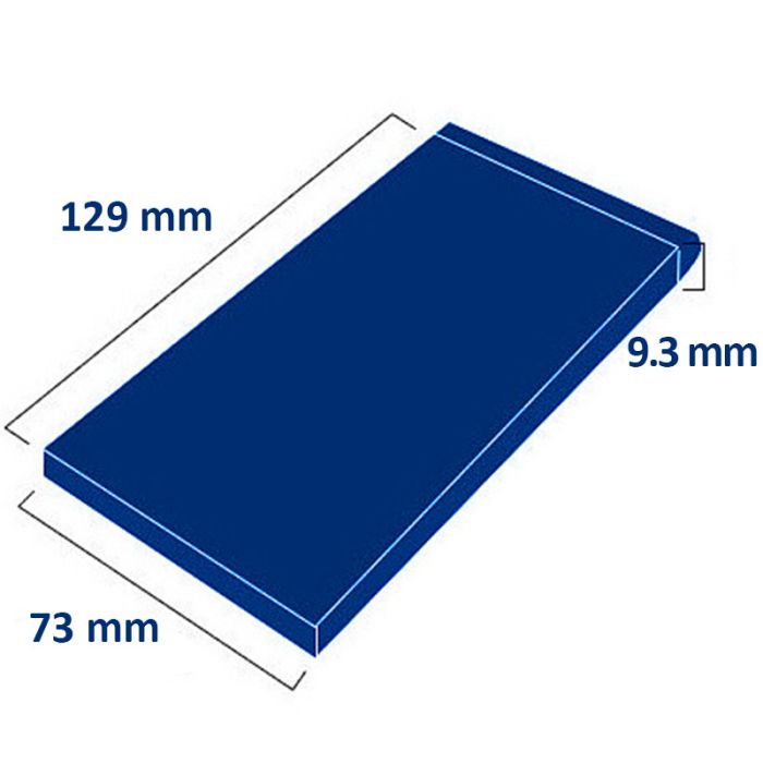 Аккумулятор литий-полимерный 10000mAh для Power Bank / 3.7V / 129x73x9.3 mm