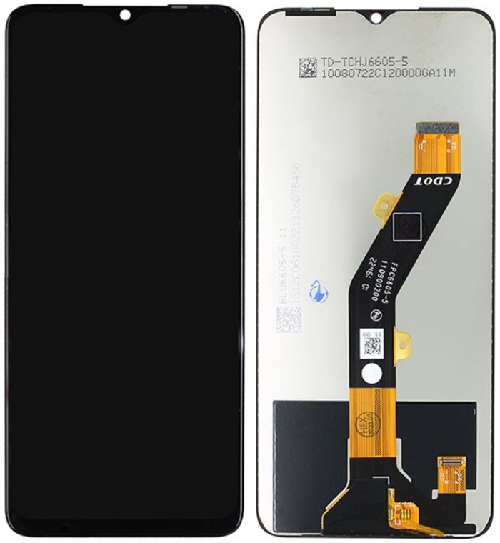 Дисплей + сенсор Tecno Pop 7 (BF6) Black - p/n: FPC6605-5