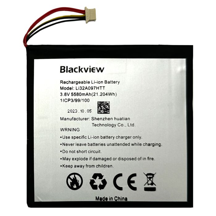 Аккумулятор для планшета Blackview Tab 5 / Tab 6 / Li32A097HTT / 5580 mAh