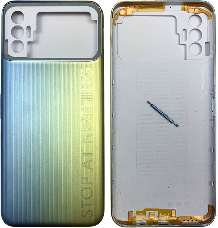 Задняя крышка для TECNO Spark 8p (KG7n) Turquoise Cyan