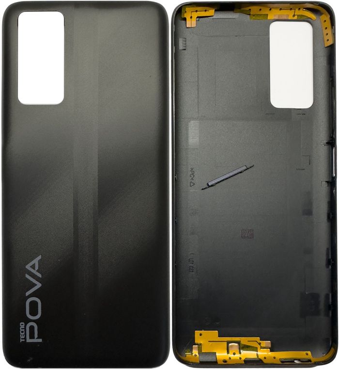 Задняя крышка для TECNO Pova 2 (LE7n) Dazzle Black