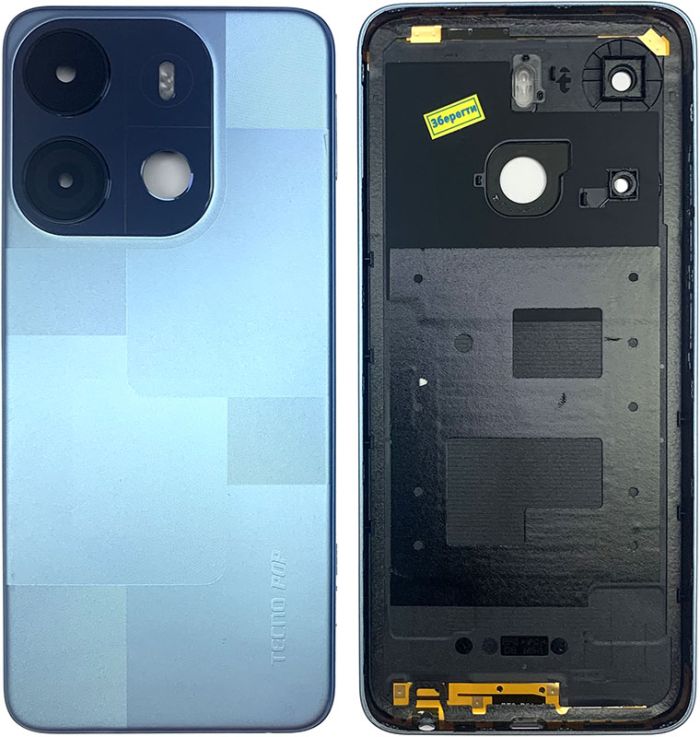 Задня кришка для TECNO POP 7 (BF6) Capri Blue
