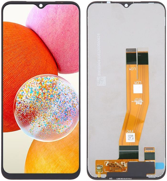 Дисплей + сенсор Samsung A14 SM-A145FLGUSEK Black - p/n: TXDI660EBRPU-43