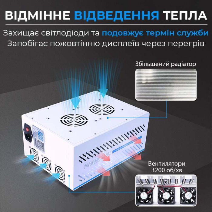 Ультрафиолетовая лампа Forward FW-203 iPad Edge для ремонта смартфонов, планшетов, 300Вт