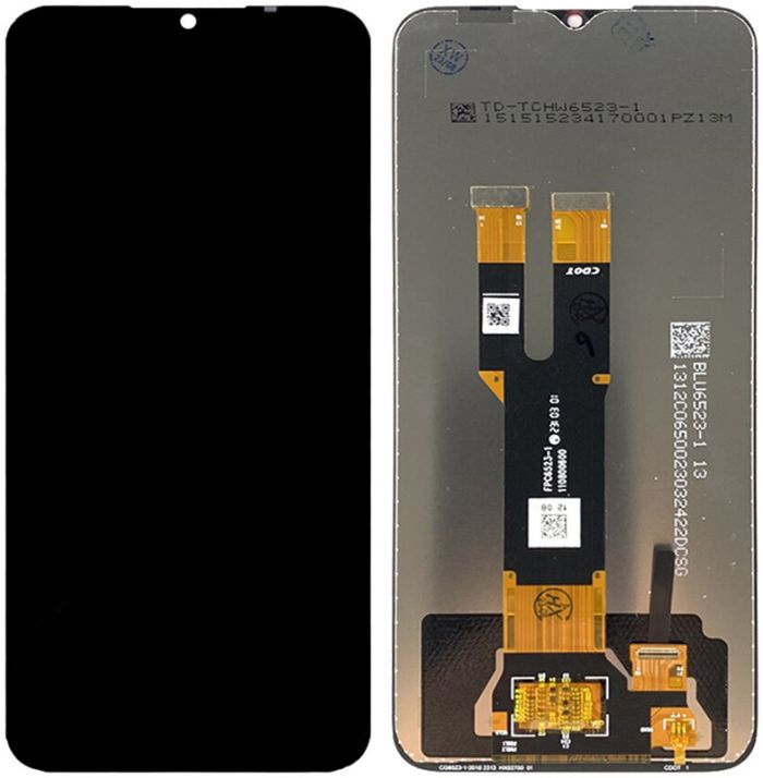 Дисплей + сенсор Nokia C32 Black - p/n: FPC6523-1
