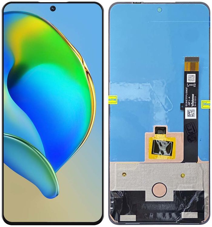 Дисплей + сенсор ZTE Blade V40s Black (AMOLED) - p/n: G1667FP109GF-MF1-A