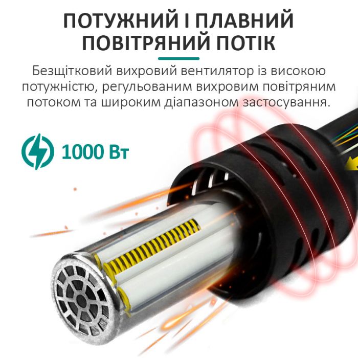 Термоповітряна паяльна станція QUICK K8 1000 Вт / 100-500°С / 50 л/хв
