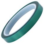 Термостойкий скотч PET зеленый / 220°C Max / толщина 0.06 мм / длина 33 м / ширина 15 мм
