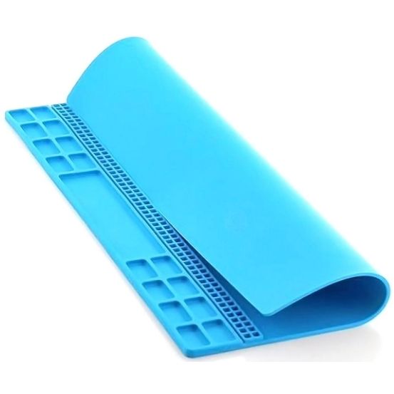 Термоизоляционный силиконовый коврик для ремонта телефона Sunshine SS-004A (250 x 350 mm) Blue
