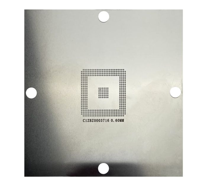 Трафарет BGA прямого нагрева C1ZBZ0003716 (0.60 mm) 90 x 90 mm