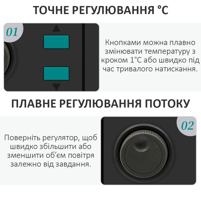 Термовоздушная паяльная станция QUICK 859D+ фен / 100-500°С / 3 канала памяти / 40 л/мин / 580 Вт