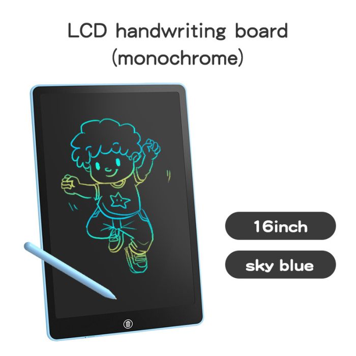 Планшет графічний для малювання, нотаток 16" LCD Writing Pad Blue