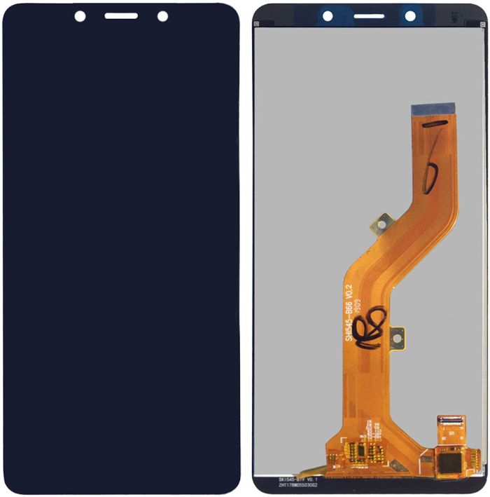 Дисплей + сенсор Tecno Pop 2s pro (KB2, KB2j) Black - p/n: JTD055123X0-FPCA.B