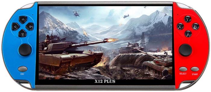 Портативная игровая приставка X12 Plus / 7'' / 16Gb / 10000+ ретро игры / подключение к TV / 2500mAh