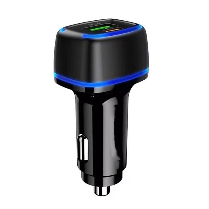 Автомобильное зарядное устройство 38W Profit ES-D101 PD20W QC USB C+A (Black)