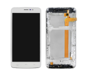 Дисплей + сенсор с рамкой Homtom HT27 White - p/n: BL055022-A0