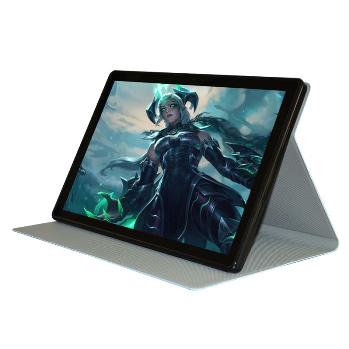 Чохол книжка для планшета Blackview Tab 15 / Tab 15 Pro / підставка / силіконова основа / рожевий