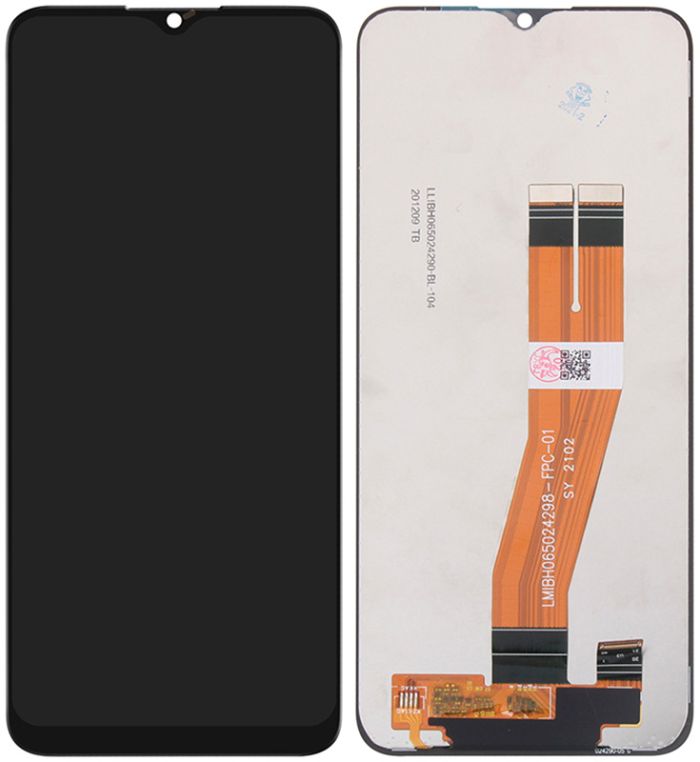 Дисплей + сенсор Samsung M02S M025 / A03S A037 (2021) Black - p/n: LM5C3482F0-A1