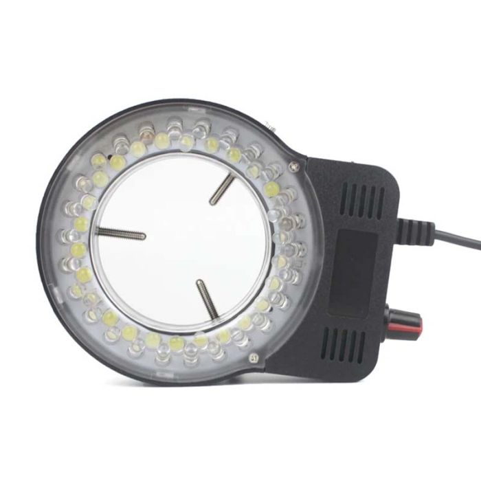 Подсветка для микроскопа WR63HWU / регулировка яркости / 65 мм / 52 диода / USB 5V / 10W Black