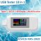 Багатофункціональний USB тестер KEWEISI KWS-1902C Type-C/10 в 1/QC3.0/4-30V/5A White