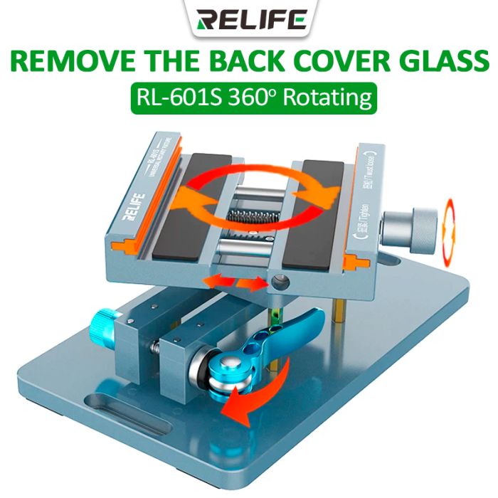Держатель RELIFE RL-601S для ремонта смартфона поворотный 360°
