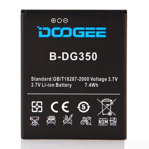 Акумулятор для Doogee DG350 (B-DG350) оригінал