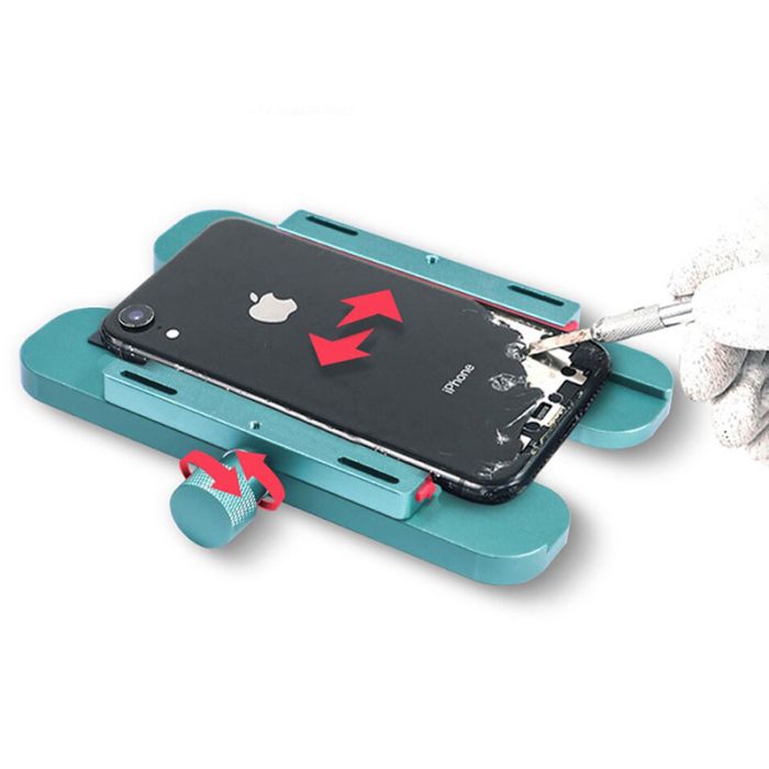 Держатель + зажим E-FIXIT 3 в 1 для ремонта смартфона, дисплея, задней крышки