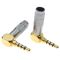 Разъём HM-450 4pin 3.5mm mini-jack угловой Серый