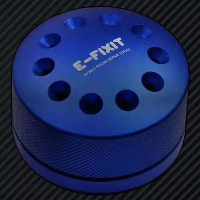 Підставка для викруток, інструментів E-Fixit / обертання 360° / 10 відділень / Blue