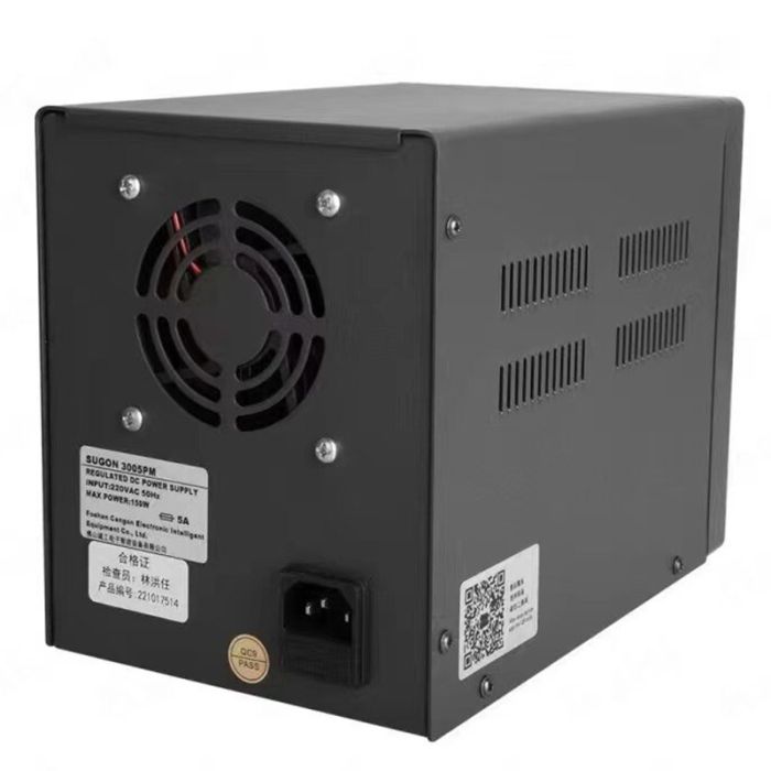 Блок питания Sugon 3005PM 30V 5A, трансформаторный, с цифровой индикацией (V/A/W), USB, 4 канала памяти