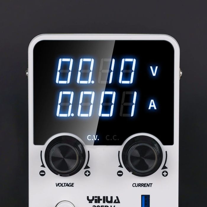 Блок питания YIHUA 305D-V импульсный / компактный / USB Quick Charge / 30В 5А / 150 Вт