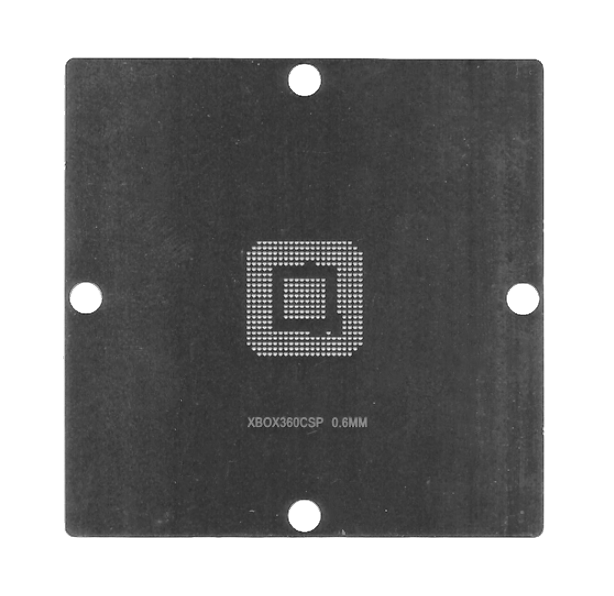 Трафарет BGA прямого нагрева Xbox360CSP (0.60mm) 90 x 90 mm
