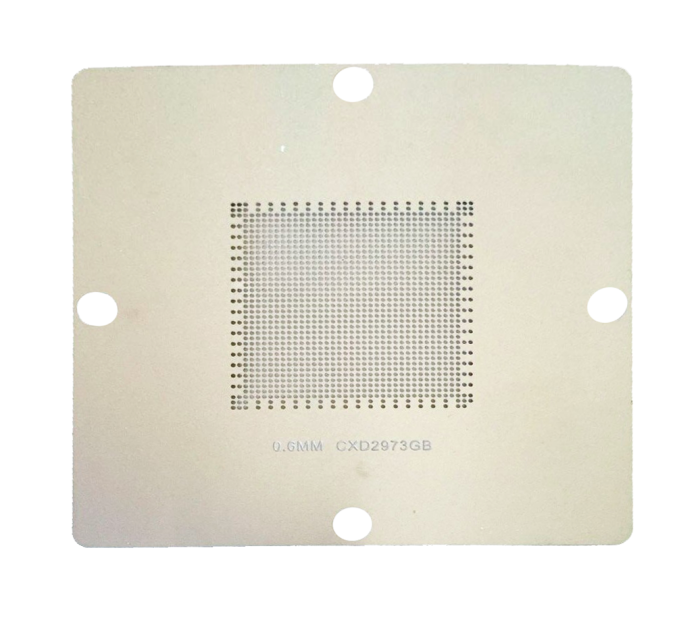 Трафарет BGA прямого нагрева CXD2973GB (0.60mm)