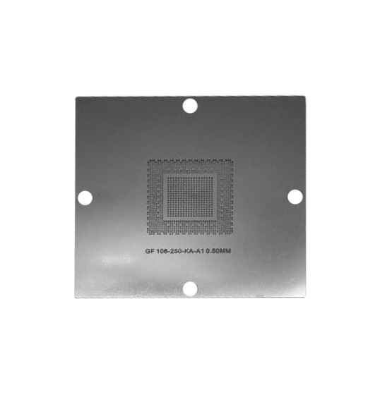 Трафарет BGA прямого нагріву GF106-250-KA-A1 (0.50mm) 90 x 90 mm
