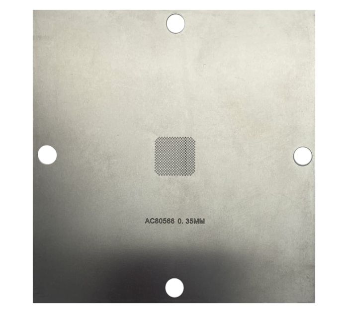 Трафарет BGA прямого нагрева AC80566 (0.35mm) 90 x 90 mm